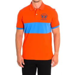 Mens Short Sleeve Polo Tmp610-Pk097 Man - Orange Cotton - Size Small