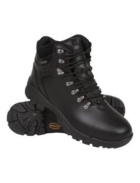 Latitude II Extreme Mens Waterproof Leather Walking Boots - Black - Black - Size: 13 - Mountain Warehouse - FashionsVida