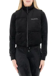 Piumino velluto smanicato NERO XS
