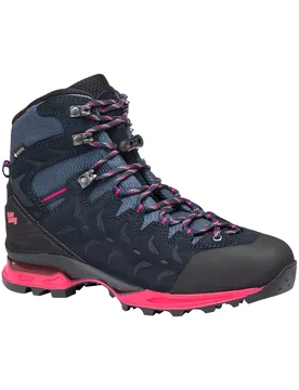 Chaussures de trekking GORE-TEX® - Makra Trek Lady GTX Navy/Pink en Cuir - Taille 38 - Hanwag - FashionsVida