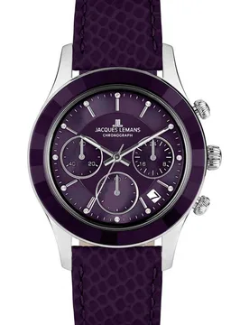 Womens 1-2151j Ladies Venice Watch - Silver - One Size - Jacques Lemans - FashionsVida