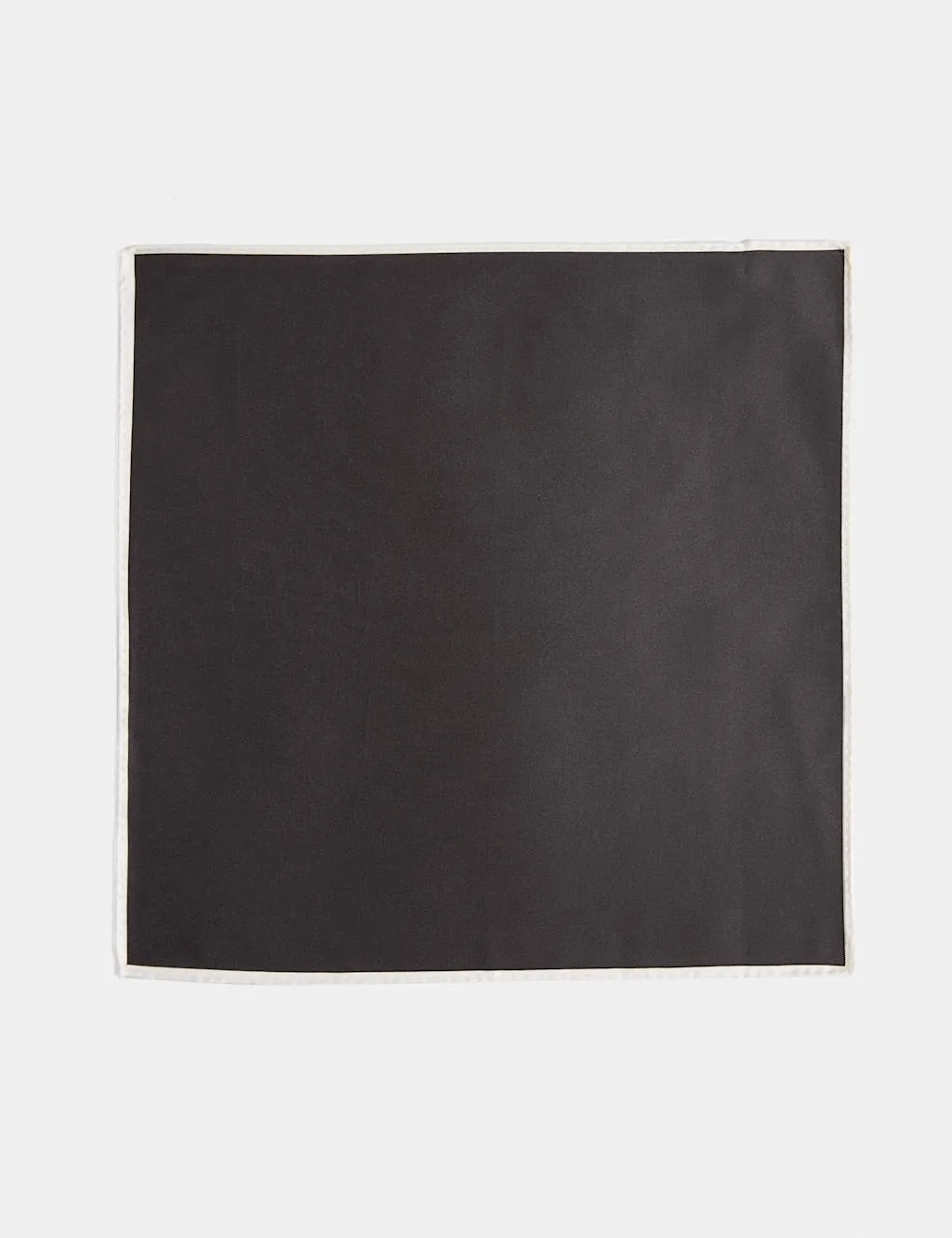 Pure Silk Pocket Square Black male - M&S - FashionsVida