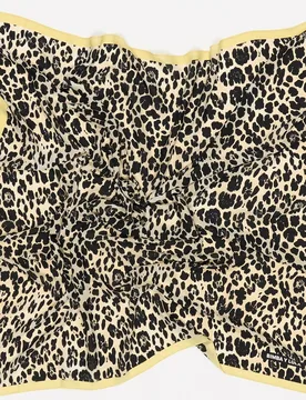 Pañuelo de mujer cuadrado leopardo marco traste - Bimba y Lola - FashionsVida