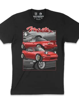 A-Miata JDM T-Shirt MX-5 Roadster Graphic Tee Lightweight Racer Car Shirt Drift Convertible Gift for Him Car Culture St - Aliexpress - FashionsVida