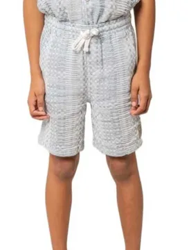 Pantaloni Corti Padre Steel Blue 16 Anni - Deeluxe - FashionsVida