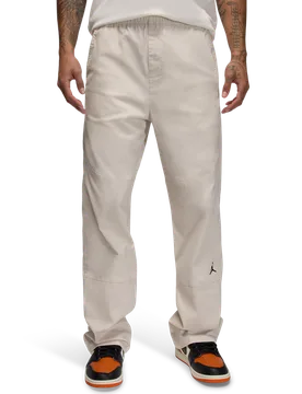 Essentials Woven Trousers Men Pants - Brown - Size S - Cotton Jersey - Brown - Size: Small - Jordan - FashionsVida