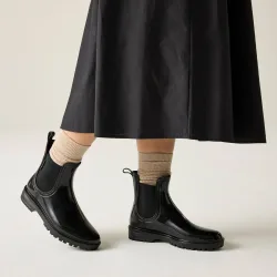 Women's Harriett II Ankle Waterproof Wellies Boots in Black Size: 8 - Black - Size: 8