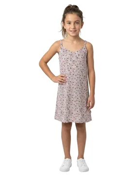 Robe Midi Sans Manches Millis Off White 152 cm Fille - Protest - FashionsVida