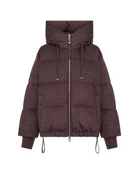 Doudoune matelassée PRATO MESTRE rouge foncé 36 - Duno - FashionsVida