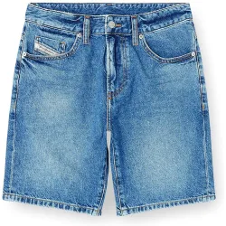 Pantalones cortos slim de hombre denim
