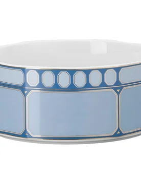 Ciotola per cereali Signum, Porcellana, Blu OS - Swarovski - FashionsVida