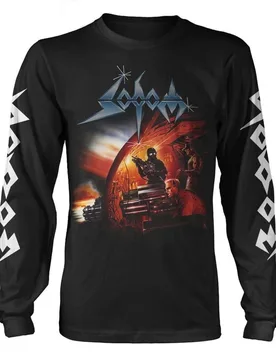 Langarmshirt - Agent orange - S - für Männer - Größe S - schwarz - Lizenziertes Merchandise! - Männer - male - Sodom - FashionsVida