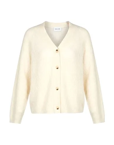 Strickjacke Damen Cremeweiß M,S Damen - Scaglione - FashionsVida