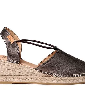 Pons Espadrilles Compensées Tana Bronze EU 36 - Toni - FashionsVida