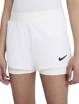 Court Dri Fit Victory Shorts White / Black 13-15 Years - Nike - FashionsVida