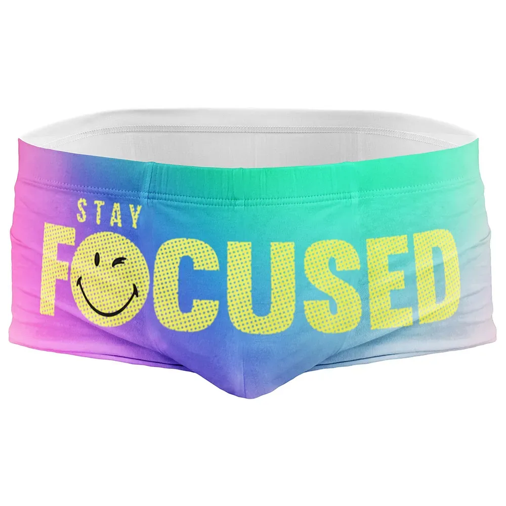 Smileyworld Focused Swimming Boxer Multicolour L Men - OTSO - FashionsVida