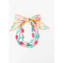 Sfera - Choker lazo piedras