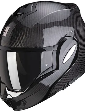 Casco Moto Modulare P/J EXO-TECH EVO CARBON SOLID N taglia L - Scorpion - FashionsVida