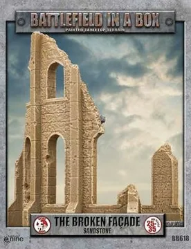 Gothic Battlefields: Broken Facade - Sandstone (x2) - Battlefront Miniatures - FashionsVida