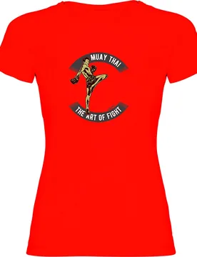 T-shirt à Manches Courtes Art Of Fight Red L - Kruskis - FashionsVida