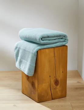 Plush Egyptian Cotton Towel Duck Egg - M&S - FashionsVida