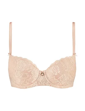Balconette-BH mit Komfort-Halbschale ROSESSENCE CARE rosa 75B damen - Aubade - FashionsVida