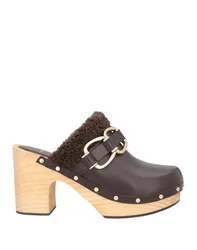 Mules & Clogs Damen Schokobraun 36 Damen