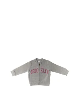 IDO Felpa con zip GRIGIO 6A - iDO - FashionsVida