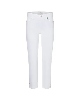 Jeans Slim Fit 7/8 PIPER SHORT blanc 34/L27 - Cambio - FashionsVida
