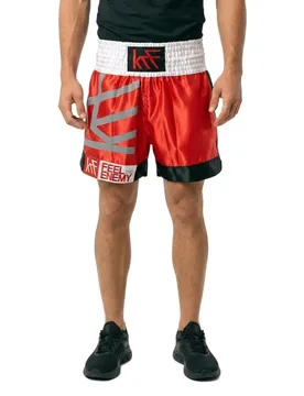 Short Thaibox Red S - Krf Feel The Enemy - FashionsVida