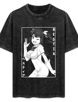 Hestia ヘスティア Is It Wrong To Pick Up A Girl In A Dungeon T-Shirt Holiday Casual Short Sleeve Top - Aliexpress - FashionsVida