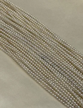 Exquisite Small Natural Freshwater Pearl Bead on A String Round 3mm Women Jewelry Making DIY Necklace Bracelet Earring Accessory - Aliexpress - FashionsVida