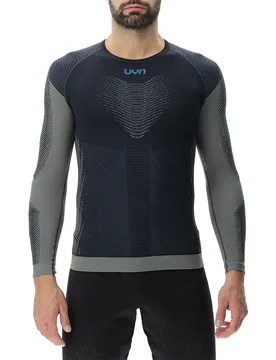 Running Pb42 Long Sleeve T-shirt Black Beauty / Iron Gate 2XL Men - Uyn - FashionsVida