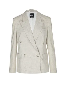 Boss Blazer JALETO9 crème 38 - BOSS - FashionsVida