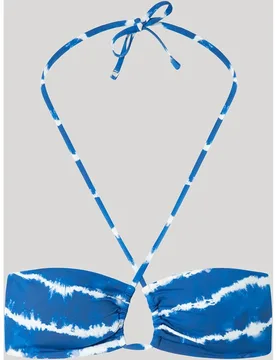 Top bikini bandeau sin aro y foam extraíble - Gisela - FashionsVida