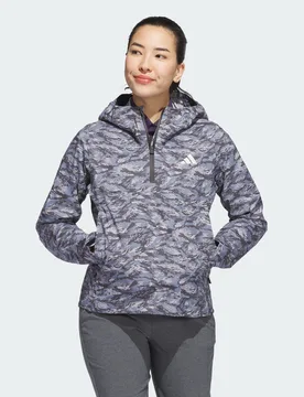 Womens Ultimate365 Tour Climaproof+ Anorak Jacket - Purple - Size X-Large - adidas performance - FashionsVida