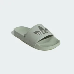 Womens Adilette Lite Slides - Green Material_other - Size Uk 5