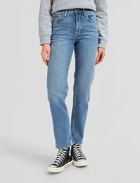 Carol High Rise Straight Jean Classic Denim Größe 28x29 female - Lee - FashionsVida