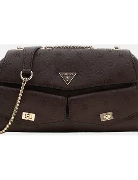 Bolso de hombro con cadena y solapa - Guess - FashionsVida