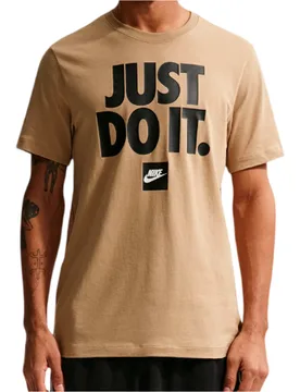 Sportswear fran just do it camiseta manga corta hombre Beige (XS) - Nike - FashionsVida