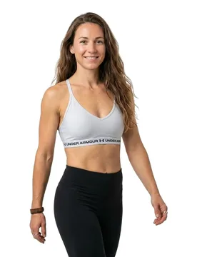 Soutien-gorge De Sport à Faible Impact Crossback Low Strappy White / Black M - Under armour - FashionsVida