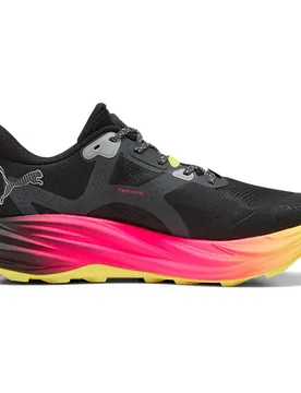 Scarpe Da Running Voyage Nitro™ Black / Pure Pink / Lemon Crush EU 42 - Puma - FashionsVida