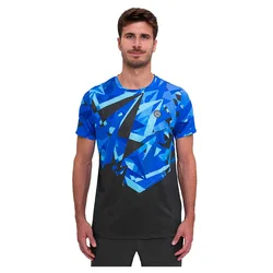 Spike Short Sleeve T-shirt Dark Grey / Blue S