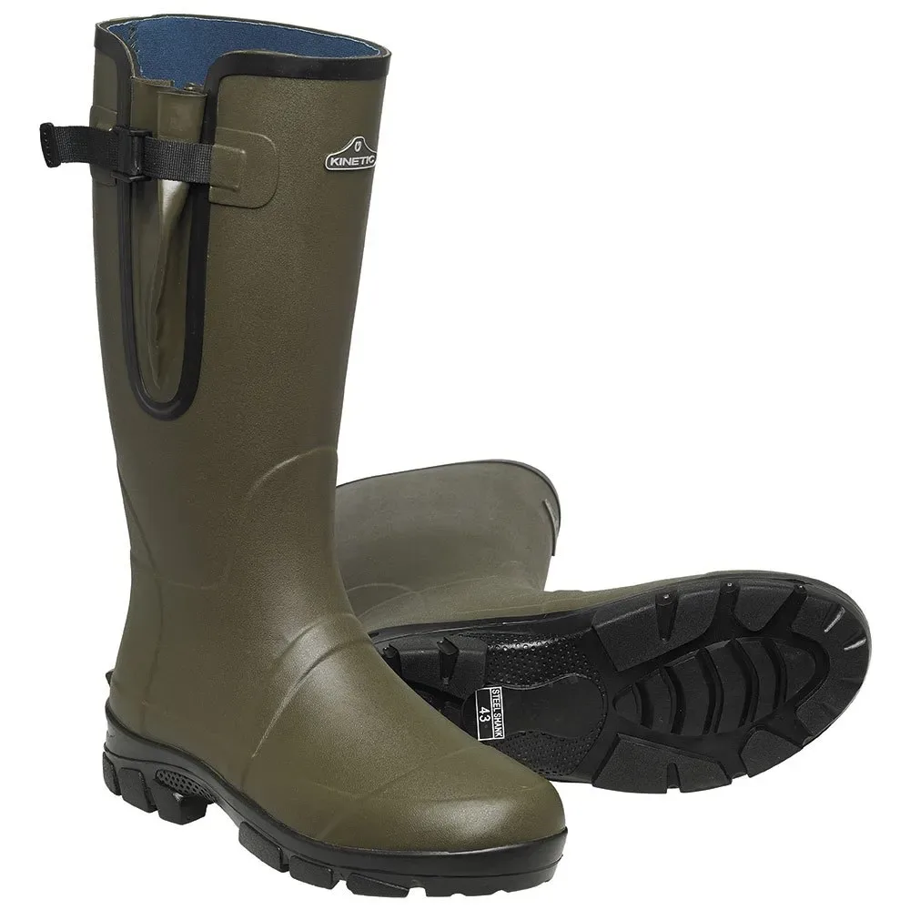 Lapland Rubber Boots Forest Green EU 43 Men - Kinetic - FashionsVida