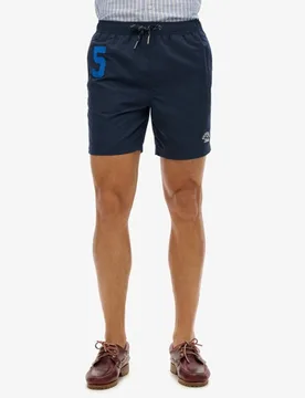 Superdry Herren 17-Zoll Polo-badeshorts aus Recyceltem Material Marineblau - Größe: Xxl - 54.99 - FashionsVida