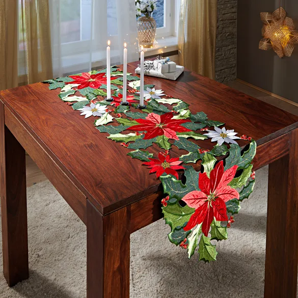 Tischläufer "Weihnachtsstern", 40 x 160 cm - Eldo - FashionsVida
