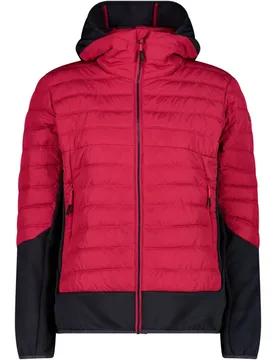 Woman jacket hybrid fix hood chaqueta outdoor mujer Rosa (48) - CMP - FashionsVida