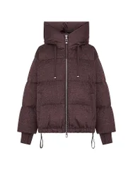 Daunensteppjacke PRATO MESTRE dunkelrot 42 damen