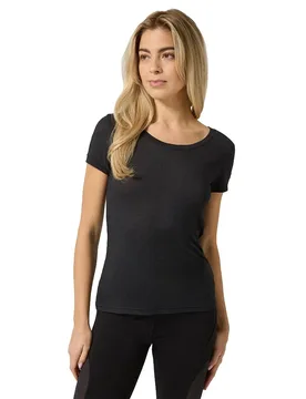 T-shirt à Manches Courtes Midsummer Air Regular Fit Jet Black XL - super.natural - FashionsVida