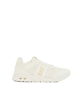 Ea7 Sneaker Black & White Evo Off White / Light Gold EU 46 - Emporio armani - FashionsVida